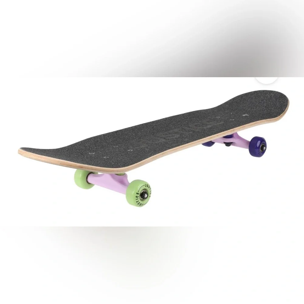NWT justice girls standard popsicle board tie dye skateboard durable